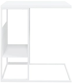 vidaXL Τραπέζι Βοηθητικό Λευκό 55x36x59,5 εκ. από Επεξεργασμένο Ξύλο