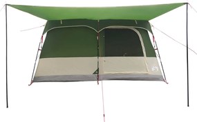 vidaXL Οικογενειακή Σκηνή Πράσινο 320 x 210 x 180 εκ Πολυεστέρας