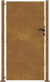 vidaXL Πόρτα Κήπου 100x200 εκ. από Ατσάλι Corten