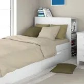 Σεντόνι Μονό Επίπεδο (160x240) Dimcol Solid 502 Beige