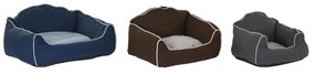 Κρεβάτι για Κατοικίδια DKD Home Decor Μπλε Καφέ Γκρι 72 x 61 x 34 cm