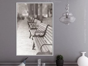 Αφίσα - Park Alley - 20x30 - Μαύρο - Με πασπαρτού