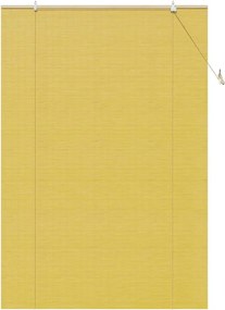 vidaXL Ρόλερ Κίτρινο 140 x 220 cm Μπαμπού