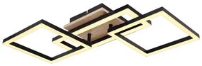 Πλαφονιέρα Φωτιστικό Οροφής LED 24W Μαύρο Bossy 67284-24 Globo Lighting-67284-24-Μαύρο 67284-24