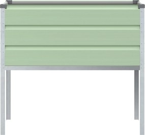 vidaXL Γλάστρα Παστέλ Πράσινο 100 x 45 x 90 εκ. Επικαλυμμένος Χάλυβας