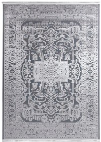 Χαλί Lotus Summer 2927 Black Grey - 140X200