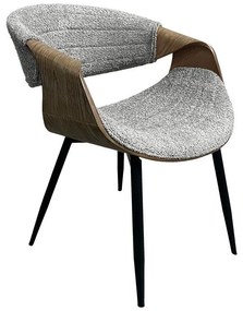 Καρέκλα Τραπεζαρίας FL1829 Fylliana Γκρί 54x55x76εκ. 54x55x76 εκ.