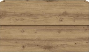 vidaXL Ντουλάπι Νιπτήρα Αρτισιανή Δρυς 90x38,5x45εκ Επεξεργασμένο Ξύλο
