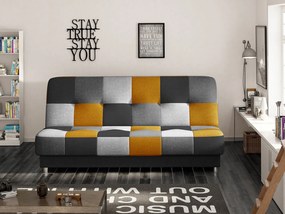 Καναπές κρεβάτι Elyria 123, Λειτουργία ύπνου,  Αποθηκευτικός χώρος, 192x90x90cm, Πόδια: Πλαστική ύλη,Πεύκο