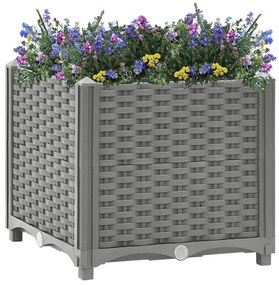 vidaXL Ζαρντινιέρα 40 x 40 x 38 εκ. από Πολυπροπυλένιο
