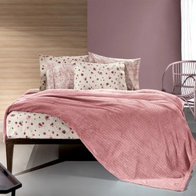Κουβέρτα Rombus Coral Guy Laroche Μονό 160x220cm Microfiber