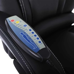 Massage-Relax Πολυθρόνα Bf9350 Pu Μαύρο . Διάσταση: 68x64-135x118/127cm
