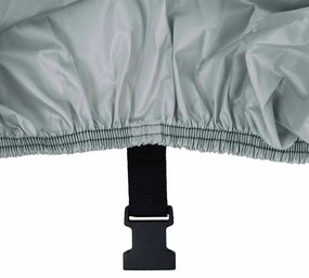 vidaXL Κάλυμμα Σκάφους Γκρι 830x370x40 εκ.