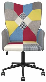 vidaXL Πολυθρόνα Relax Σχέδιο Patchwork Υφασμάτινη