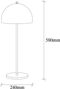 Table Lamp Can-NT-135 Black