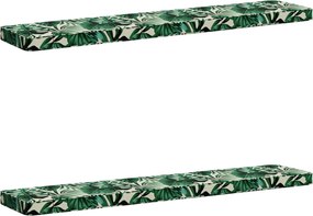 vidaXL Μαξιλάρια Πάγκου 2 Τεμαχίων VUGHT 2 pcs 100% Πολυεστέρας