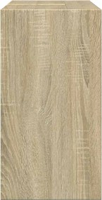 vidaXL Ντουλάπι Νιπτήρα Sonoma Δρυς 63x29x55 εκ. Επεξεργασμένο Ξύλο