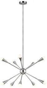 Πολυέλαιος Κρεμαστό Φωτιστικό 10xG9 Jax Elstead Lighting-FE-JAX10-PN-Νίκελ Ματ FE-JAX10-PN