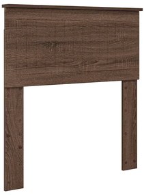 vidaXL Κεφαλάρι με κεφαλάρι Καφέ δρυς 80 cm Επεξεργασμένο ξύλο