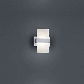 Φωτιστικό Τοίχου-Απλίκα Led Platon 430Lm 13x18x9cm Brushed Aluminium-White 274670105 Trio Lighting Aluminium