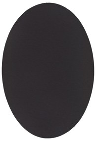 vidaXL Χαλιά "HUARTE" Μαύρο 160x230 cm Οβάλ