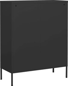 vidaXL Ντουλάπι Αποθήκευσης Ανθρακί 80 x 35 x 101,5 εκ. από Ατσάλι