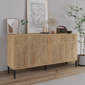 Κονσόλα Sapphire Δρυς DOZOTER 150x36x75