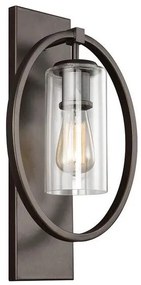 Απλίκα Φωτιστικό Τοίχου E27 60W IP20 Marlena Elstead Lighting FE-MARLENA1-ANBZ Μπρονζέ