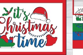 Σετ των 3 Intra απο ξύλο plywood 3mm-4mm πάχος Χριστουγεννιάτικο 3d Paper Cut Δίασταση 1500x1500 cm INTRAFABR-85497652