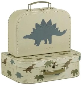 Βαλίτσες Αποθήκευσης (Σετ 2τμχ) Α Little Lovely Company Dinosaurs SCDIGR19