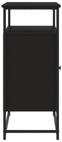 vidaXL Μπουφές Μαύρος 100x35x80 εκ. από Επεξεργασμένο Ξύλο