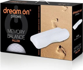 Μαξιλάρι Dream On, Memory Balance, 55x32x11