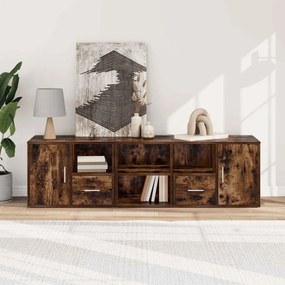 vidaXL Γωνιακό Έπιπλο Καπνιστή δρυς 160x40x45 εκ. από Επεξεργ. Ξύλο