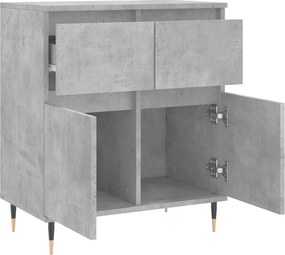 vidaXL Ντουλάπι Γκρι Σκυροδέματος 60x35x70 εκ. Επεξεργασμένο Ξύλο