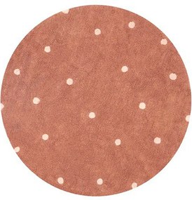 Χαλί Παιδικό LOR-C-RDOT-CHS Dot Chestnut 140X140 Round Lorena Canals 140X140cm Round