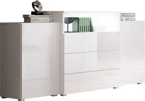 Μπουφές Urban III-Leuko - 150.00Χ39.00Χ81.00cm