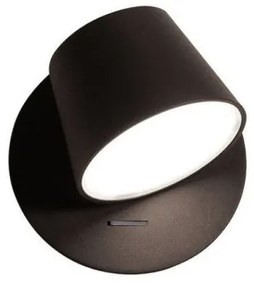 Απλίκα reading light LED Kim σε μαύρο και λευκό Viokef-4188301-Μαύρο 4188301