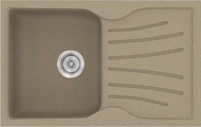 Sanitec Classic 327 (78×50) - Γρανιτένιος νεροχύτης - Granite Taupe