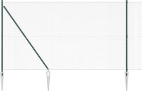 vidaXL Στύλος Περιφράξεων Πράσινο 10 x 1,5 μ (16 x 16 mm δίχτυ)