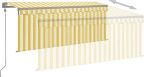 vidaXL Ηλεκτρική τέντα με LED και αισθητήρα 3 x 2,5 m