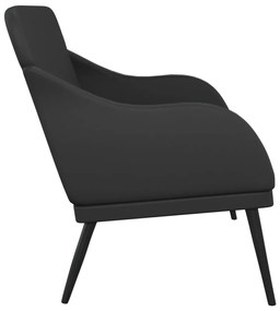 vidaXL Πάγκος Μαύρος 110x76x80 εκ. από Συνθετικό Δέρμα