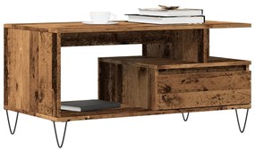 Τραπεζάκι Σαλονιού Παλιό ξύλο 90x49x45 εκ. Επεξεργασμένο Ξύλο