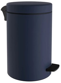 Κάδος Απορριμμάτων Μπάνιου (Φ25x40) Pam &amp; Co 12lt 12-090-203 Matt Navy Blue