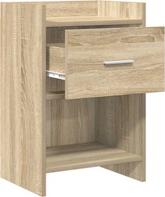 vidaXL Κομοδίνα Sonoma Δρυς 40 x 30 x 60 cm Επεξεργασμένο Ξύλο