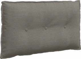 vidaXL Μαξιλάρι Πλάτης Ανοιχτό γκρι 80 x 50 x 19 cm