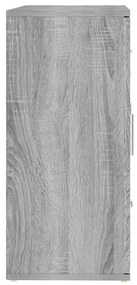 Ντουλάπι Γκρι Sonoma 91 x 29,5 x 65 εκ. από Επεξεργασμένο Ξύλο - Γκρι