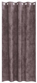 vidaXL Κουρτίνα με κουρτίνες 2 pcs Καφέ 260 x 140 εκ. Βελούδο