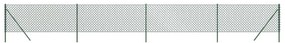 Συρματόπλεγμα Περίφραξης Πράσινο 1,1 x 10 μ. με Στύλους - Πράσινο