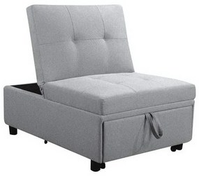 Πολυθρόνα - Κρεβάτι Imola Ε9921,02 75x106x90/75x172x44cm Light Grey Fabric