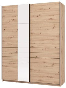 Ντουλάπα Συρόμενη VEYMONT 150 OG με Καθρέπτη Artisan oak 146x61x218εκ. 146x61x218 εκ.